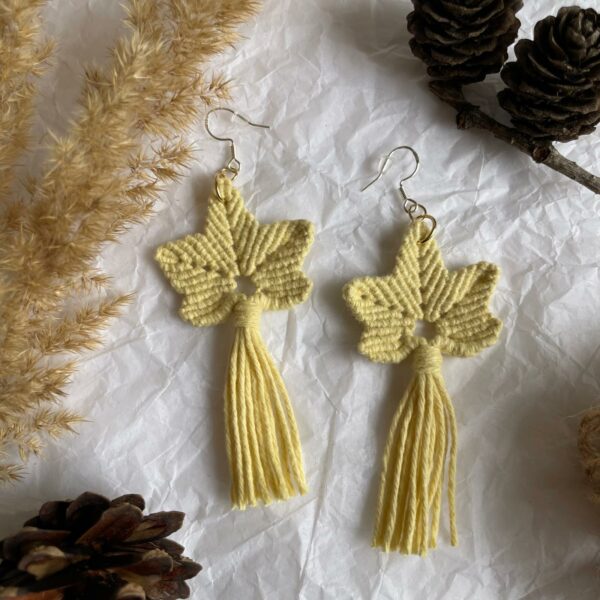 Boucles d’oreilles « grandes feuilles »